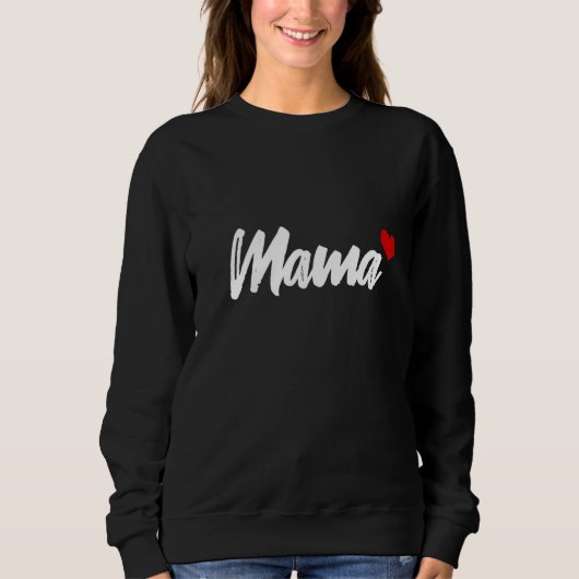 Mama Herz Mutter Liebe Mutter Sweatshirt (Vorderseite)