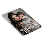 Mama-Herz-Overlay-Foto Magnet (Rechte Seite)