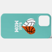 Mama Herzblut Funny Volleyball Basketball Mama Case-Mate iPhone Hülle (Rückseite (Horizontal))