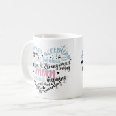 Mama Herzlieben Gekümmert süß, gepflegt Kaffeetasse (Vorderseite Links)