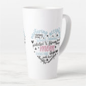 Mama Herzlieben Gekümmert süß, gepflegt Milchtasse (Rechte Ecke)