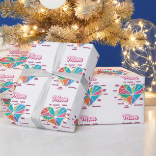 Mama Herzstück Mama Titel Geschenkpapier