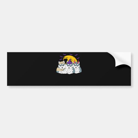 Mama-Hexenhund | Halbgeschenk Autoaufkleber (Vorne)