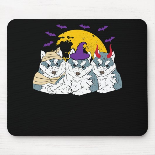 Mama-Hexenhund | Halbgeschenk Mousepad (Vorne)