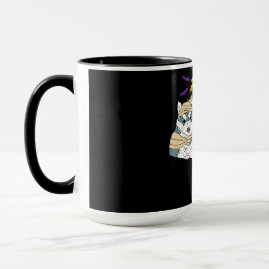 Mama-Hexenhund | Halbgeschenk Tasse (Links)
