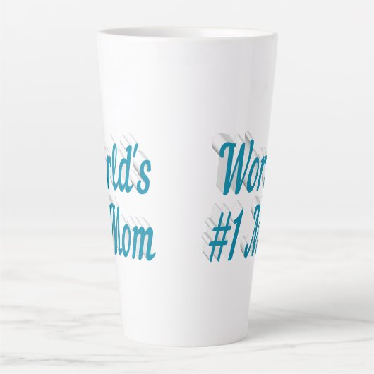 Mama Himmelblau Milchtasse (Vorderseite)