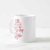 Mama Holly Berry Red Holiday Kaffeetasse (Vorderseite Links)