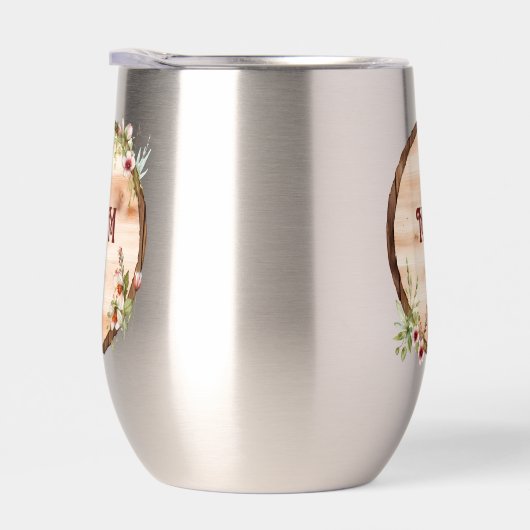 Mama Holzkreis mit Blume (Rechts)