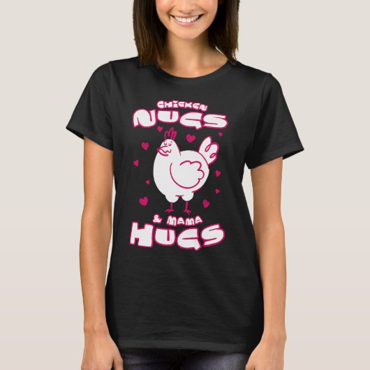 Mama Hugs Chick Chicken Egg   T-Shirt (Vorderseite)