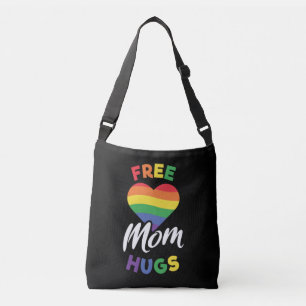 Mama Hugs LGBT Gay Pride Liebe Bisexuelle Liebe Tragetaschen Mit Langen Trägern