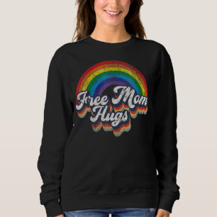 Mama Hugs Rainbow Flag Lgbt Pride m Sweatshirt