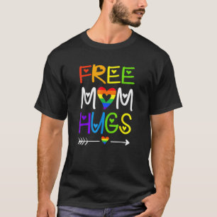 Mama Hugs Rainbow Herzblut Pride Monat 1 T-Shirt