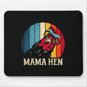 Mama Huhn Vintage Huhn Mutter Lustig Farmhaus Huhn Mousepad