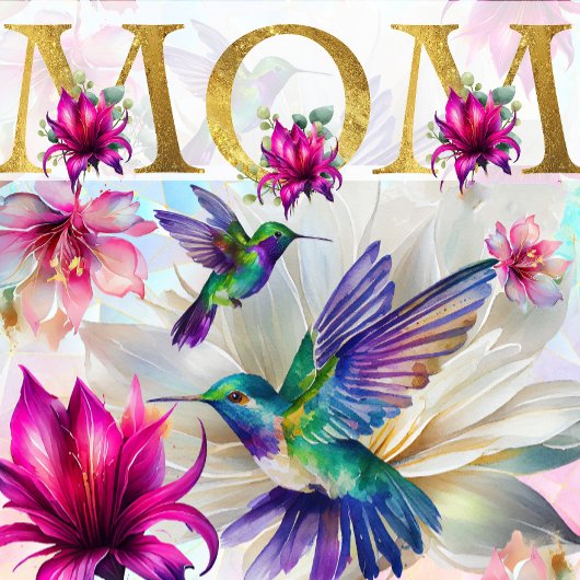Mama Hummingbird Poster