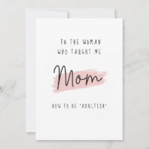 Mama Humorvolle Witze Zitat Funny Mother Day Card