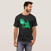Mama Hund Lover St Patrick's Day Westie Mama Mens T-Shirt (Vorne ganz)