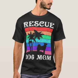 Mama Hund Rescue Kanine Besitzer Haustier Hund T-Shirt