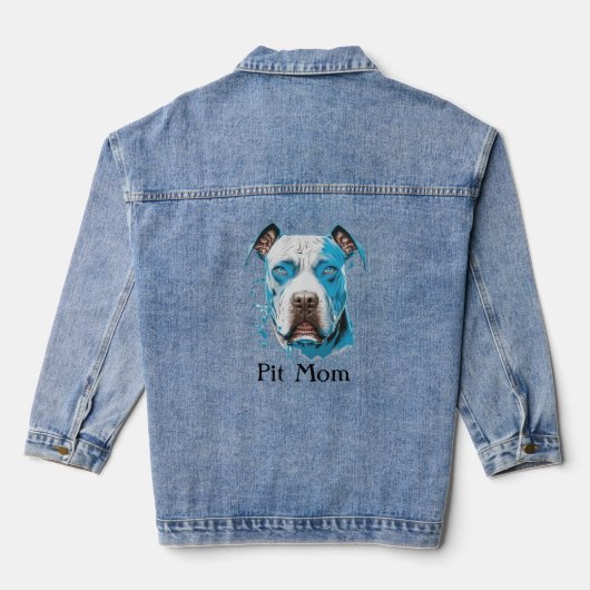 Mama | Hunde Lover Jeansjacke (Rückseite)
