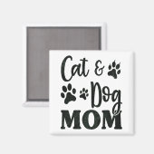 Mama Hunde Muttertag der Katze Magnet (Vorderseite/Rückseite)