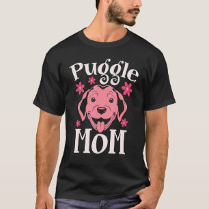 Mama Hundebesitzer Haustier Hund Tier Puggle Mama T-Shirt