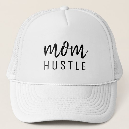 Mama Hustle | Moderner Muttertag Truckerkappe (Vorderseite)