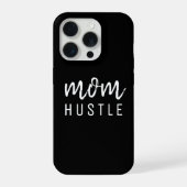 Mama Hustle | Modernes Drehbuch Schwarzer Mutterta iPhone Hülle (Rückseite)
