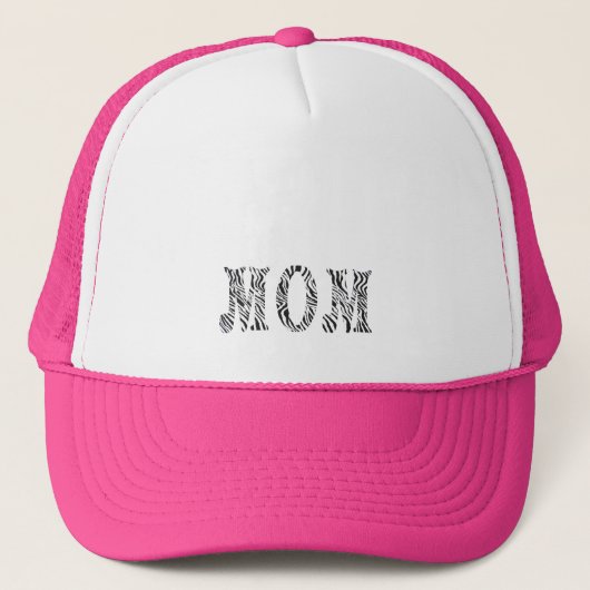 MAMA - HUTzebra-DRUCK Truckerkappe (Vorderseite)