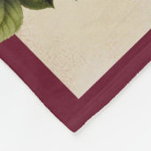 Mama I Liebe Ihr Foto fällt floral | Skripttext Fleecedecke (Ecke)