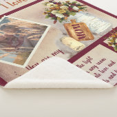 Mama I Liebe Ihr Foto fällt floral | Skripttext Sherpadecke (3/4)