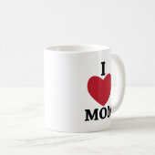 MAMA I LIEBE MAMA KAFFEETASSE (VorderseiteRechts)