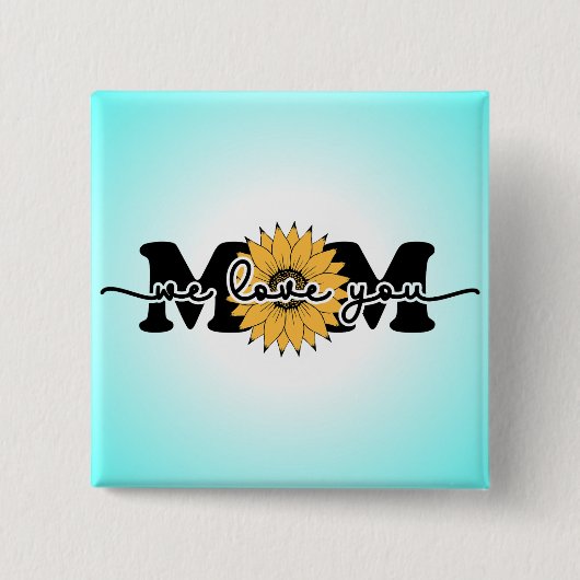 Mama I Liebe Muttertag-43250 Button (Vorderseite)