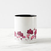 MAMA I LIEBE SIE 엄 사 랑 요 (Koreanisch). Zweifarbige Tasse (Mittel)