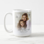 Mama I Liebe Sie Foto Herz Kaffeetasse (Links)