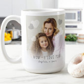 Mama I Liebe Sie Foto Herz Kaffeetasse