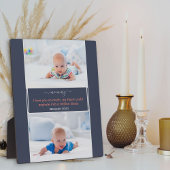 Mama I Liebe Sie Gedicht 2 Foto Blau Fotoplatte