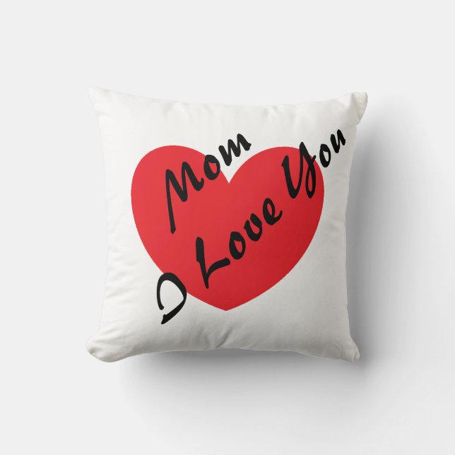 Mama, i-Liebe Sie Kissen (Vorderseite)
