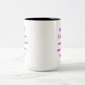Mama I Liebe Sie mehr als Worte kann sagen, zwei T Zweifarbige Tasse (Mittel)