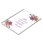 Mama, ich bin froh, dass wir Freunde sind Notizblock (Linke Seite)