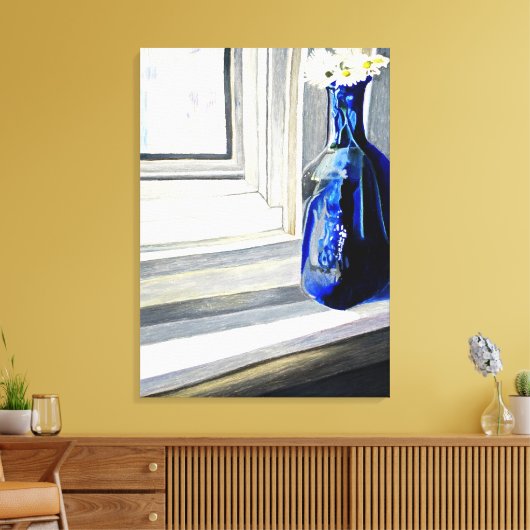 Mama, ich habe dir ein paar Blume ausgesucht Leinwanddruck (Insitu (Wohnzimmer))