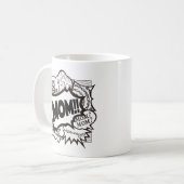 MAMA! Ich habe Tasse. Comic-Version Kaffee-Tasse Kaffeetasse (Vorderseite Links)