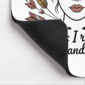Mama ich laufe auf Kaffee und Chaos Mousepad (Ecke)