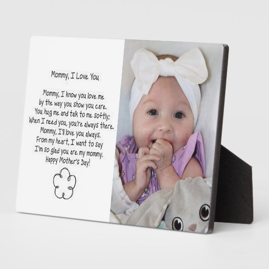 Mama, ich Liebe dich Fotoplatte (Seite)