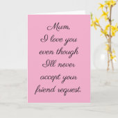 Mama, ich liebe dich karte (Gelbe Blume)