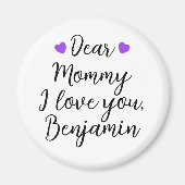 Mama, ich Liebe dich Magnet (Vorne)
