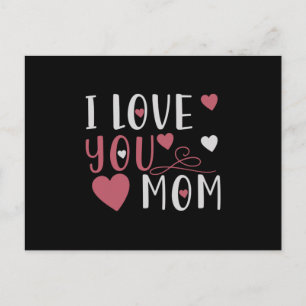 Mama - ich liebe dich Mama Postkarte