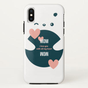 Mama, ich Liebe dich mit meinem ganzen herzsüßen V iPhone X Hülle