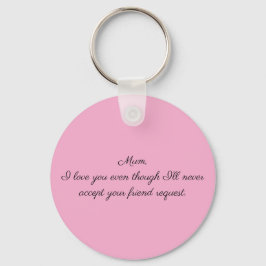 Mama, ich liebe dich schlüsselanhänger