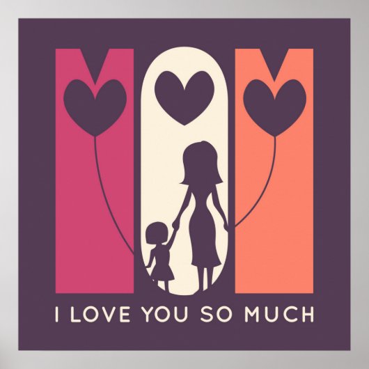 Mama, ich Liebe dich so sehr Poster (Vorne)