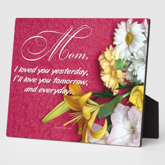 Mama, ich Liebe Sie Fotoplatte (Seite)