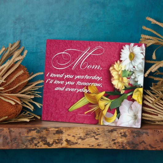 Mama, ich Liebe Sie Fotoplatte (Seite)